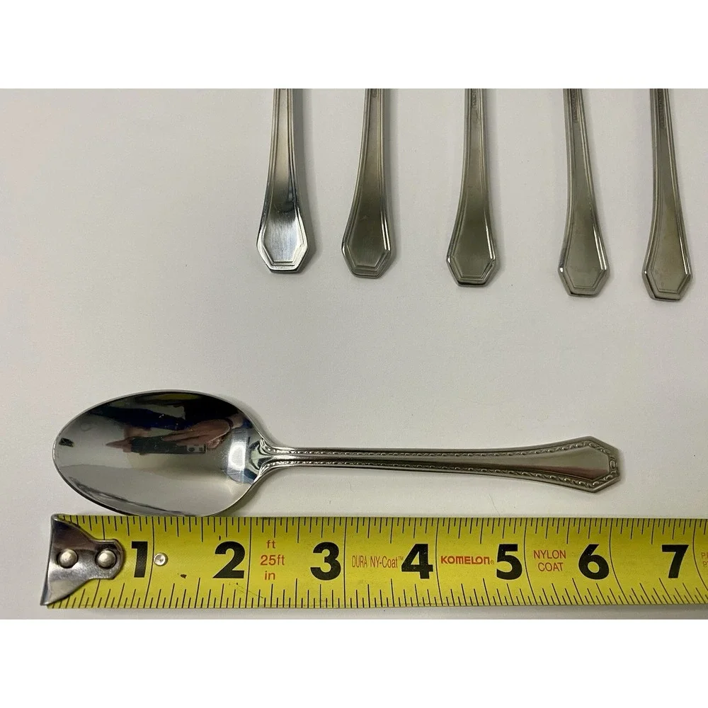 Reed & Barton COPLEY 6 Teaspoons Stainless Steel Flatware Replacements #2